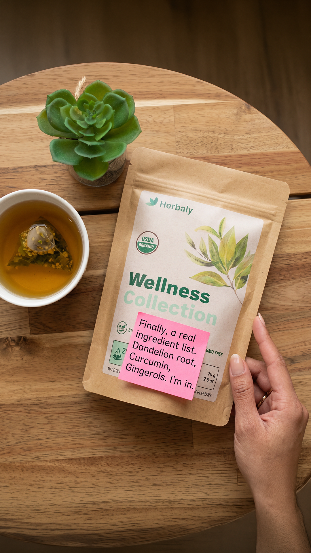 Herbaly Facebook ad