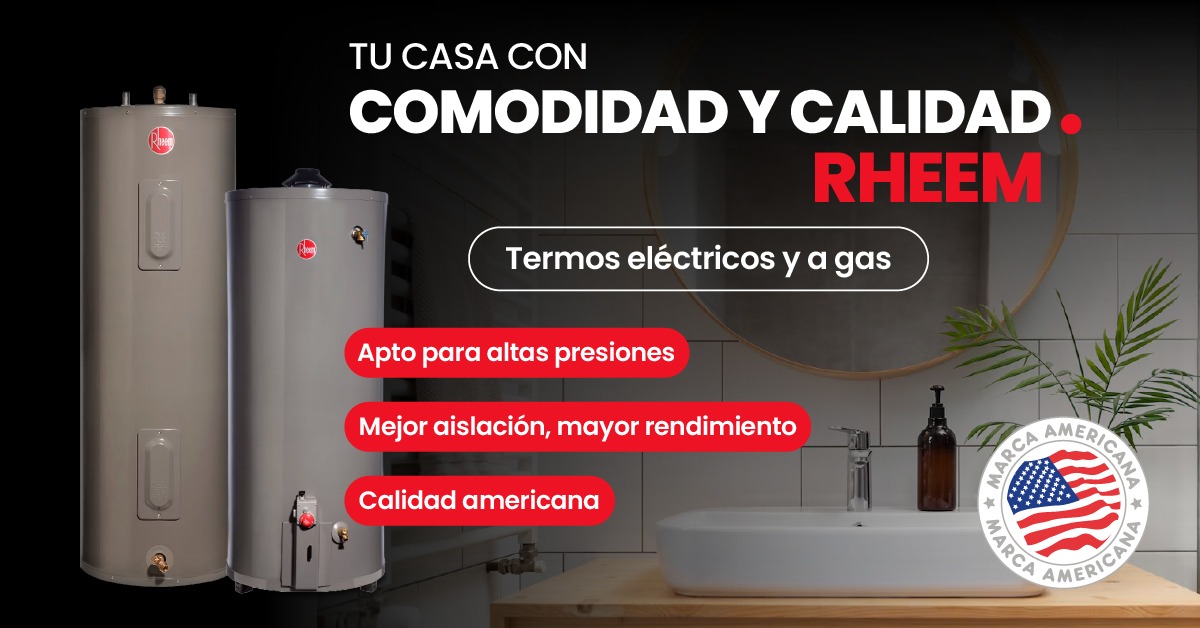 Rheem Bolivia Facebook ad from May 5, 2025