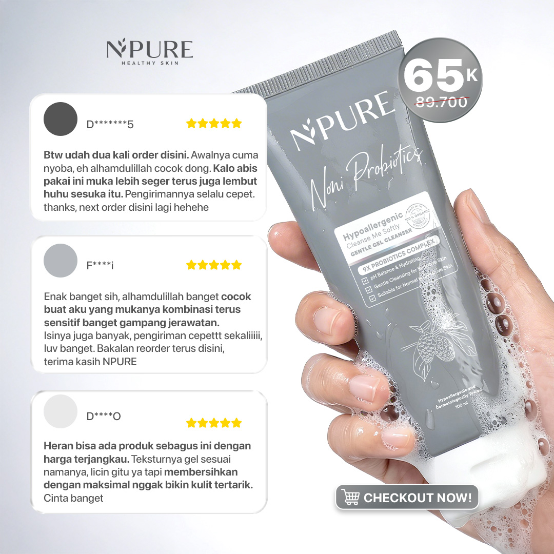 Npure Skincare Facebook ad