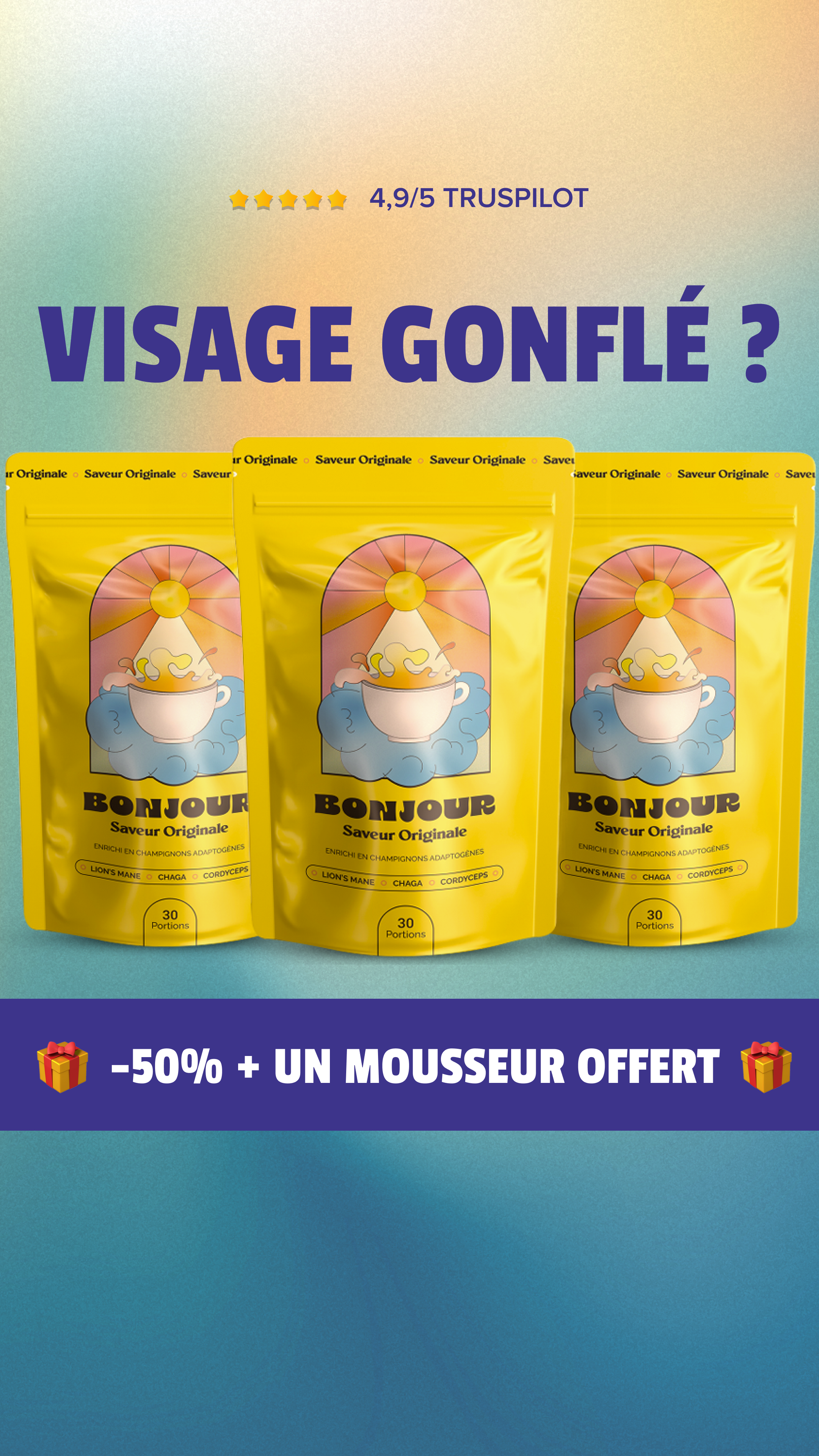 Sophie Coach Ventre plat Facebook ad