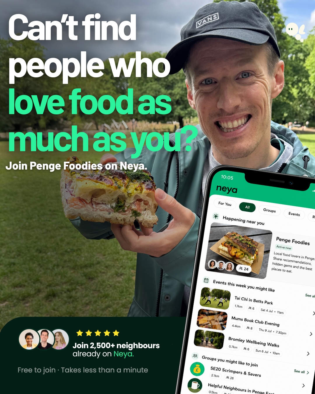 Neya - Connecting Communities Facebook ad