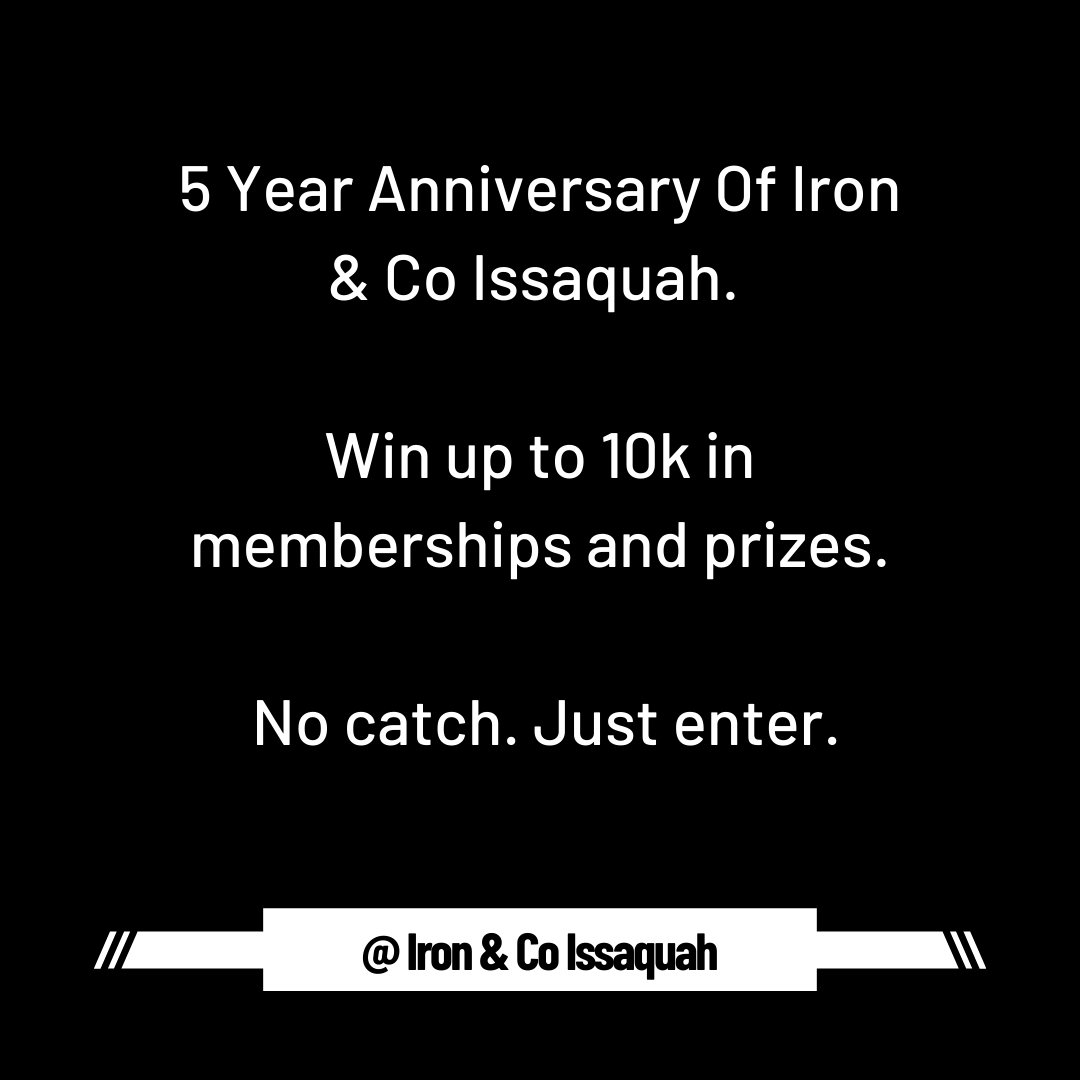 Iron & Co Issaquah Facebook ad: ๐๐ฎ๐ซ๐ง ๐
๐๐ญ & ๐๐๐ ๐๐๐!