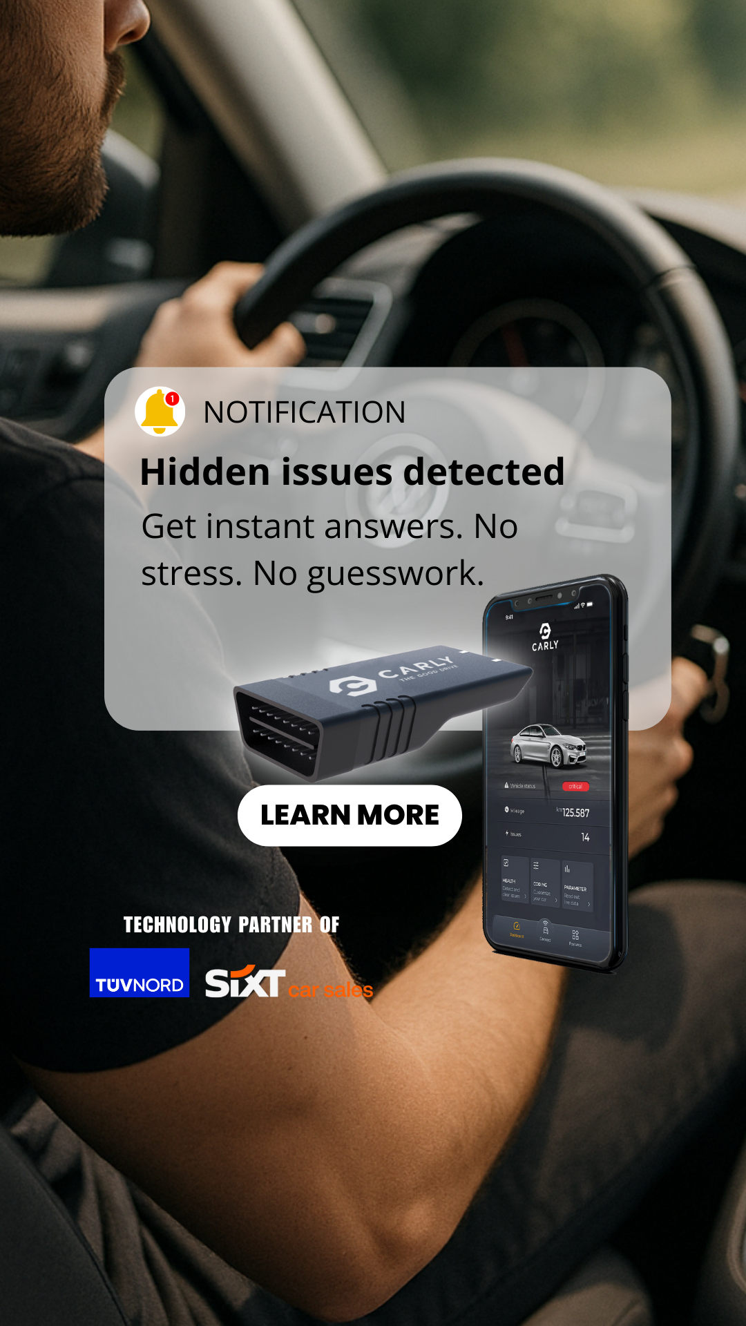 Carly - Connected Car Facebook ad