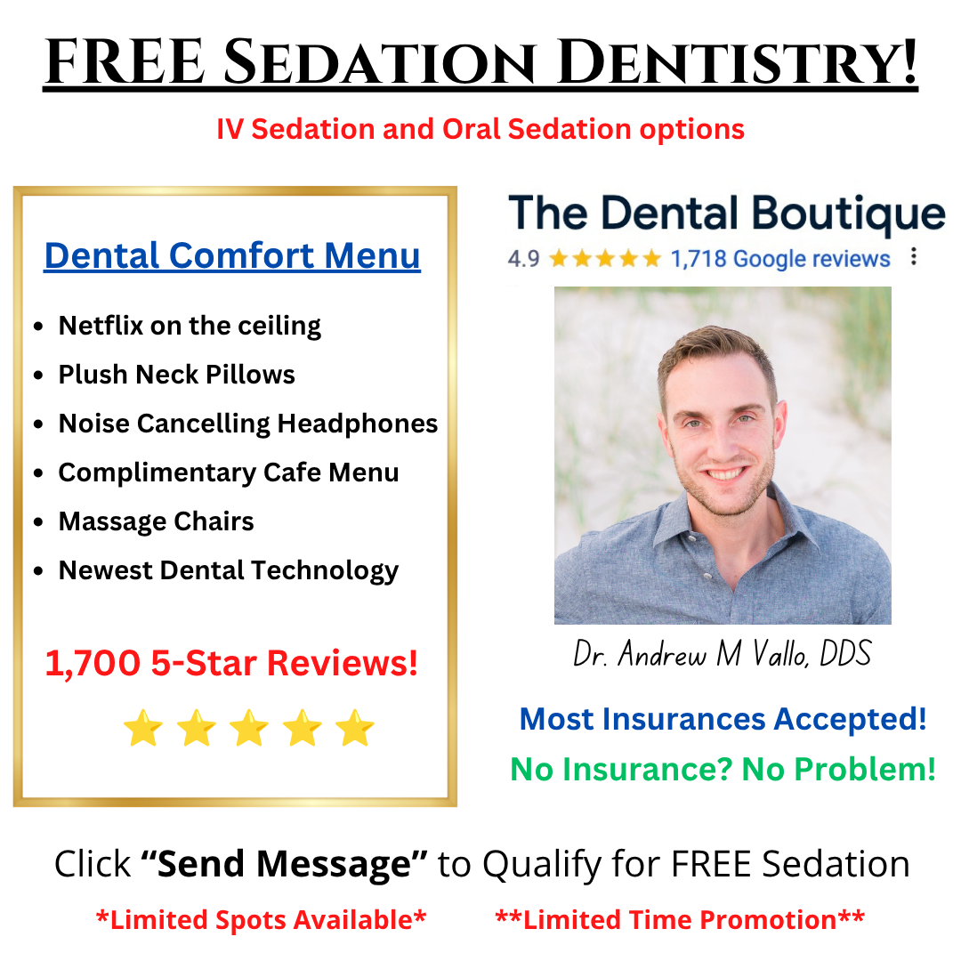 The Dental Boutique Boynton Beach Facebook ad: Sedation Dentistry