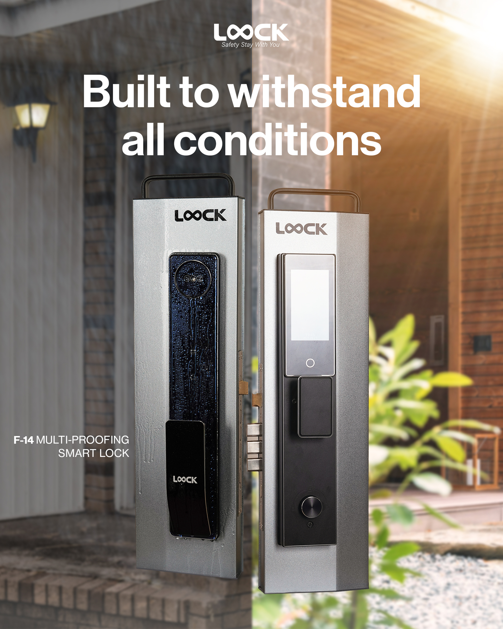 Loock Smart Door Lock by AJM Trading Facebook ad: 𝗧𝗵𝗲 𝗢𝗻𝗹𝘆 𝗦𝗺𝗮𝗿𝘁 𝗟𝗼𝗰𝗸 𝗕𝘂𝗶𝗹𝘁 𝗳𝗼𝗿…