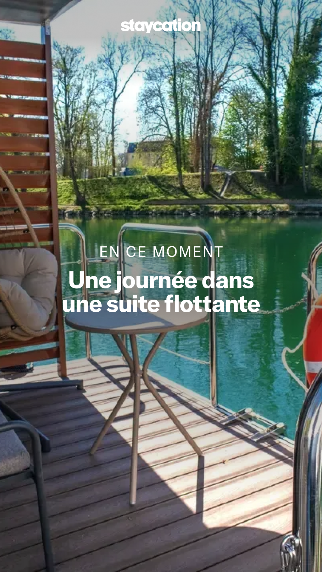 Staycation Facebook ad