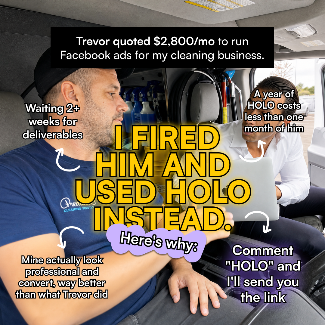 Holo Facebook ad