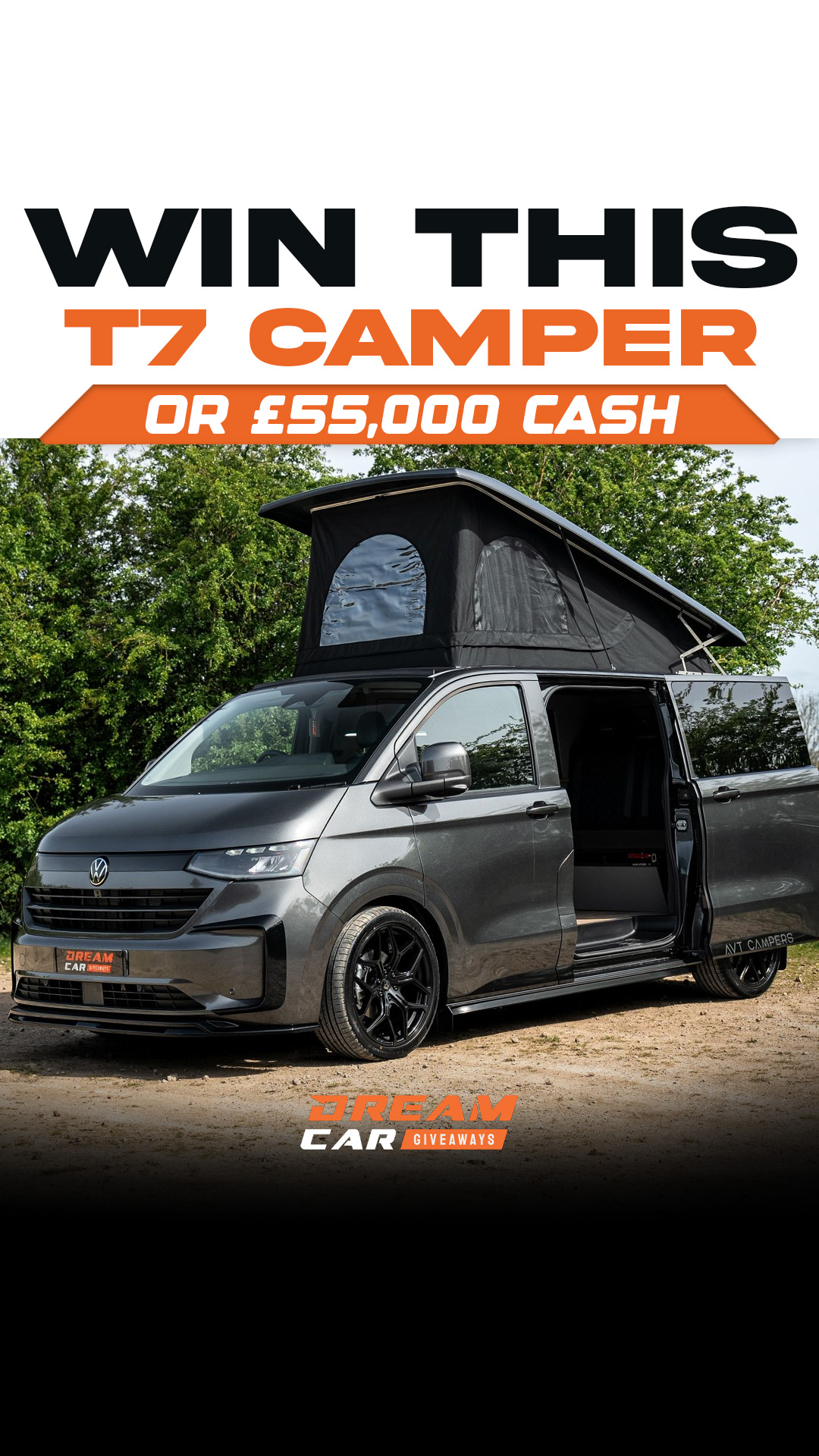 Dream Car Giveaways Facebook ad