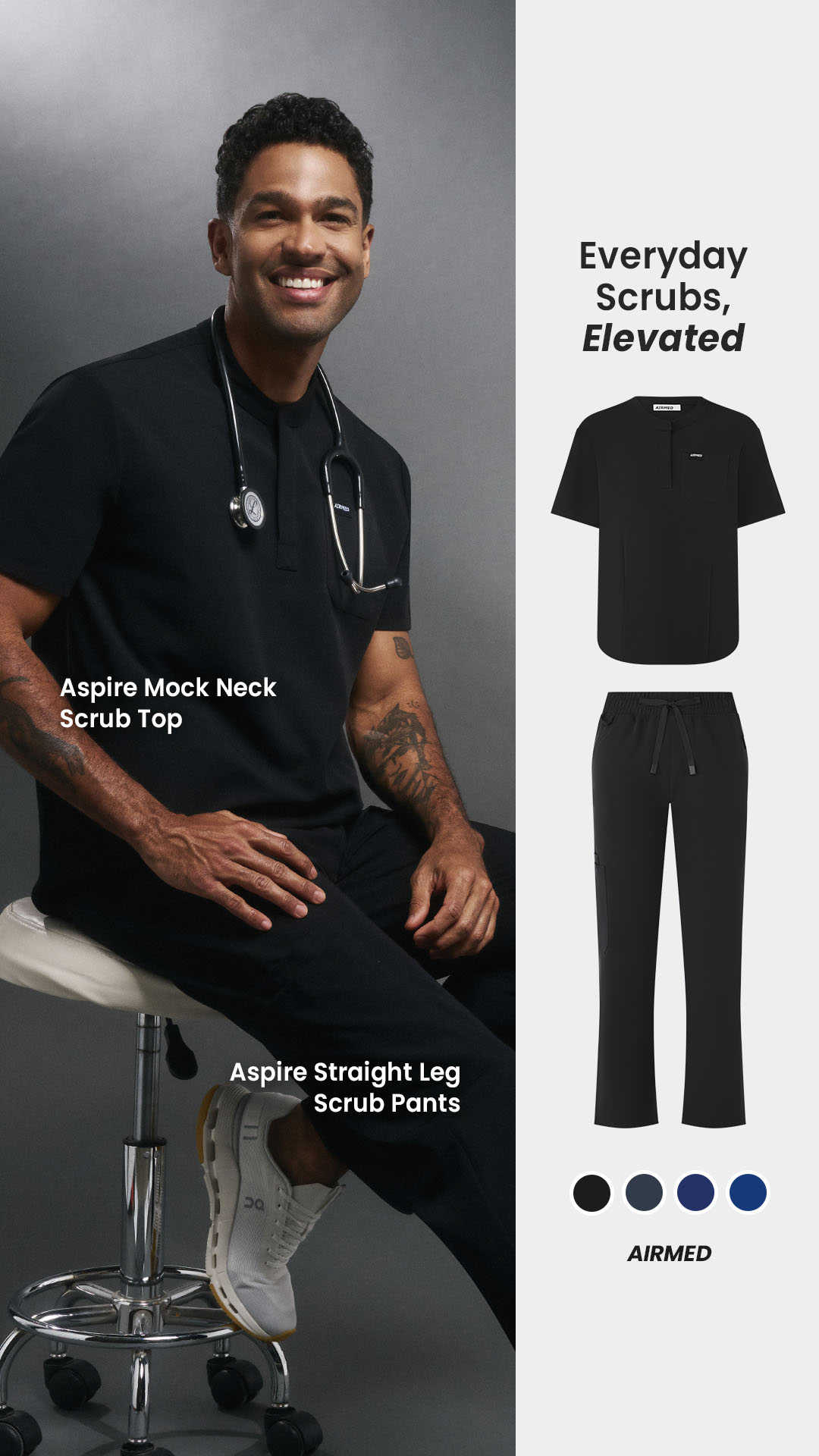 Airmed Scrubs Facebook ad