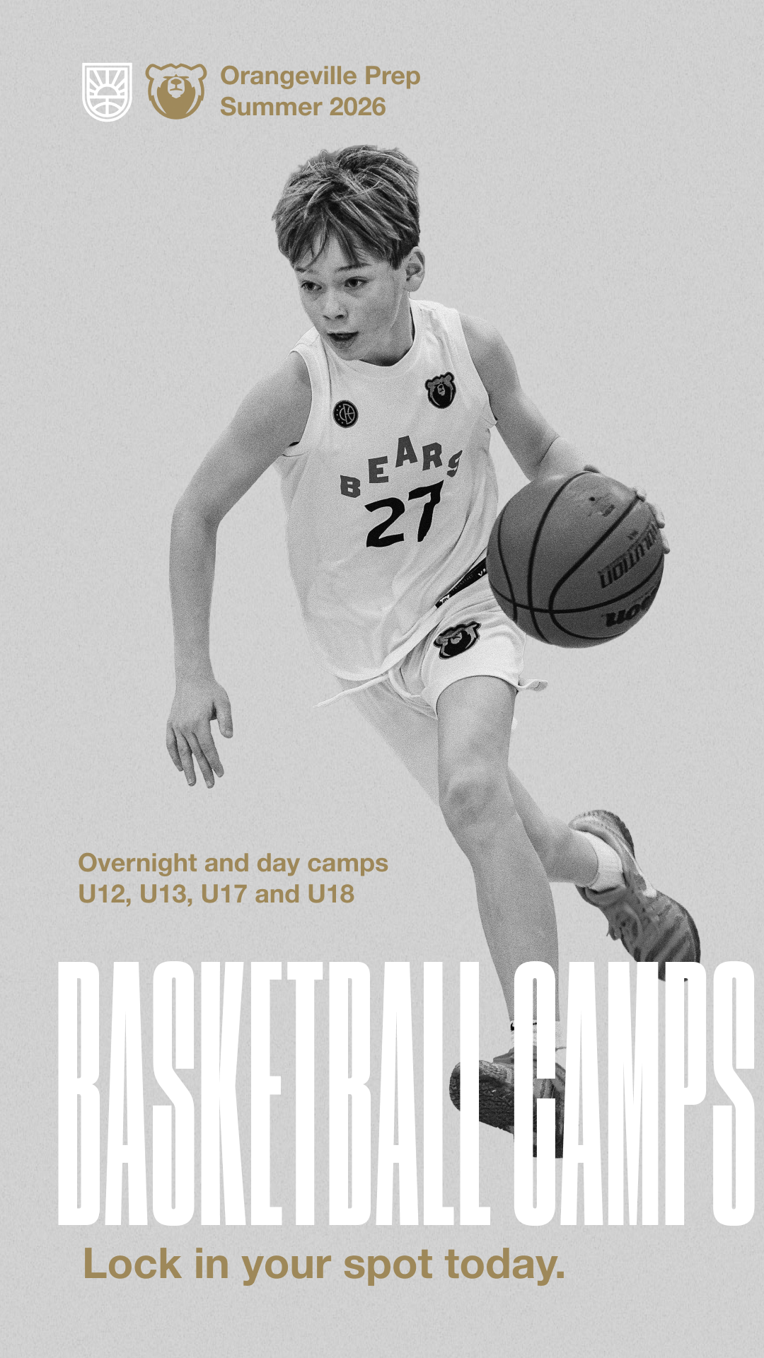 The Orangeville Prep Facebook ad: Summer Basketball Starts Here