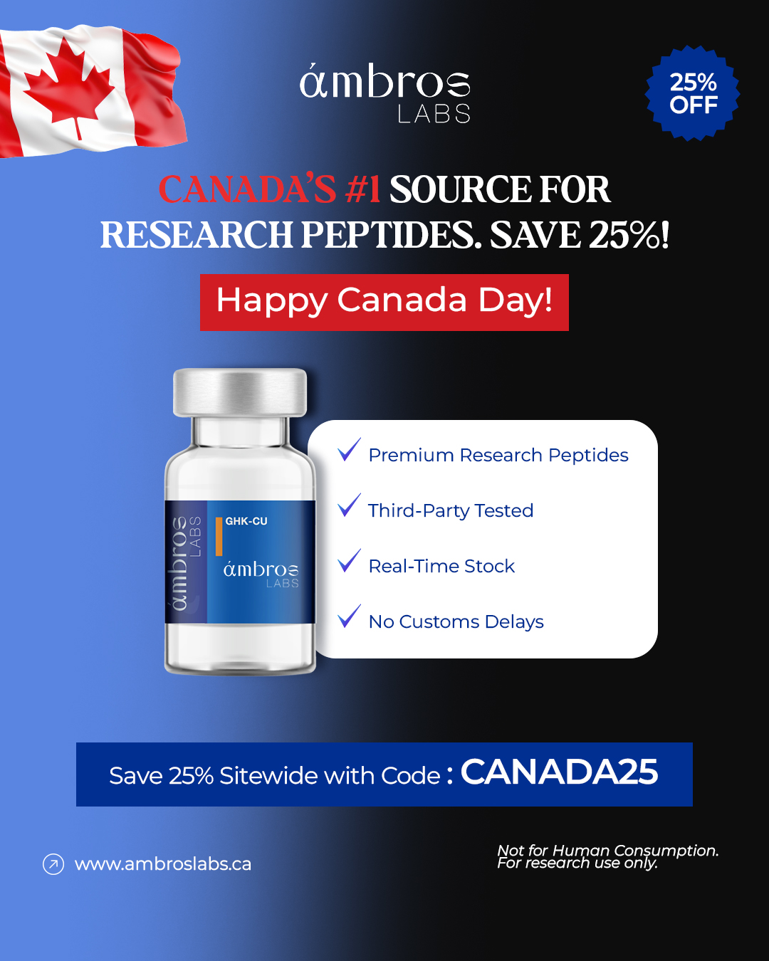 Ambros Labs Facebook ad