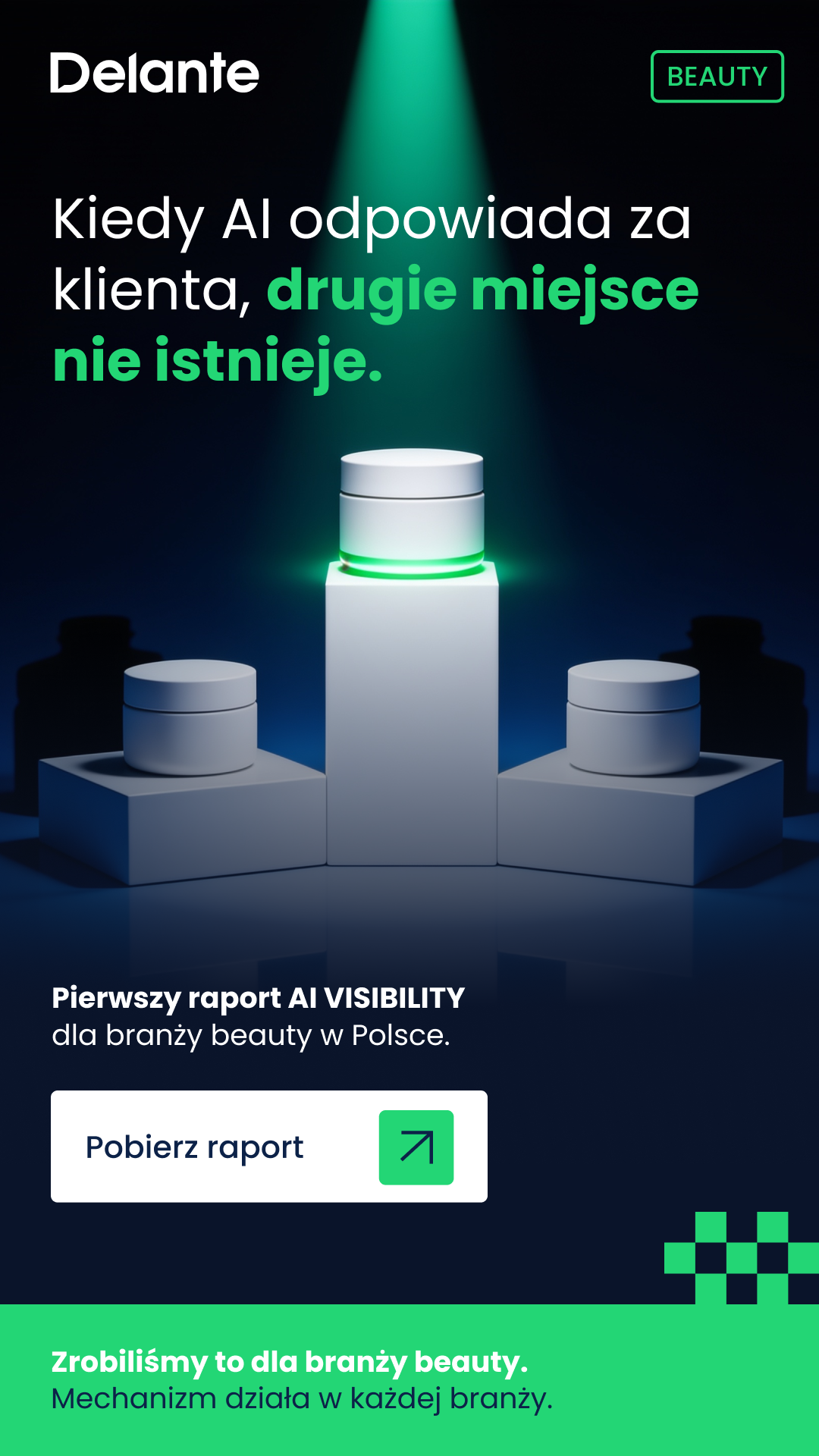 Delante Facebook ad: Jakie marki beauty dominują w AI?