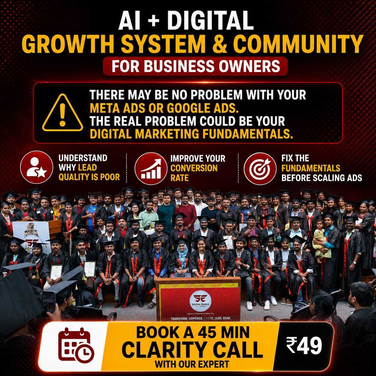 Social Eagle Academy Facebook ad