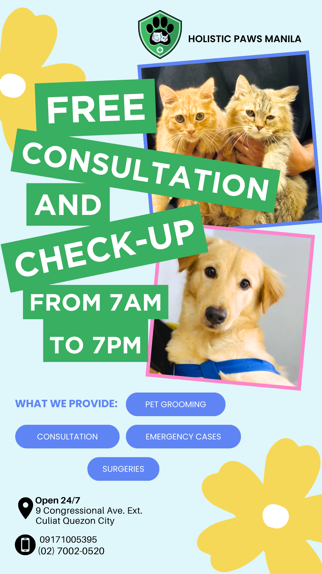 Holistic Paws Manila Facebook ad