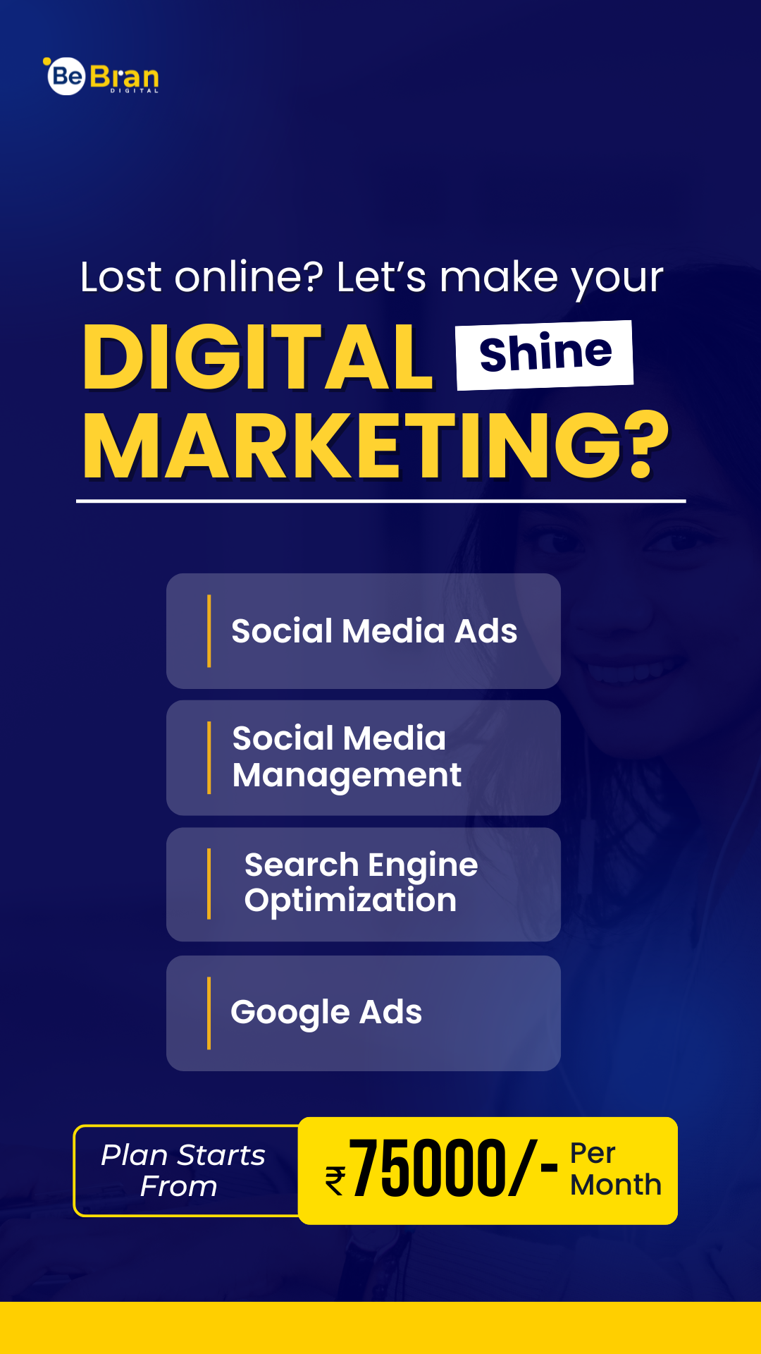 BeBran Digital Facebook ad from Mar 13, 2026