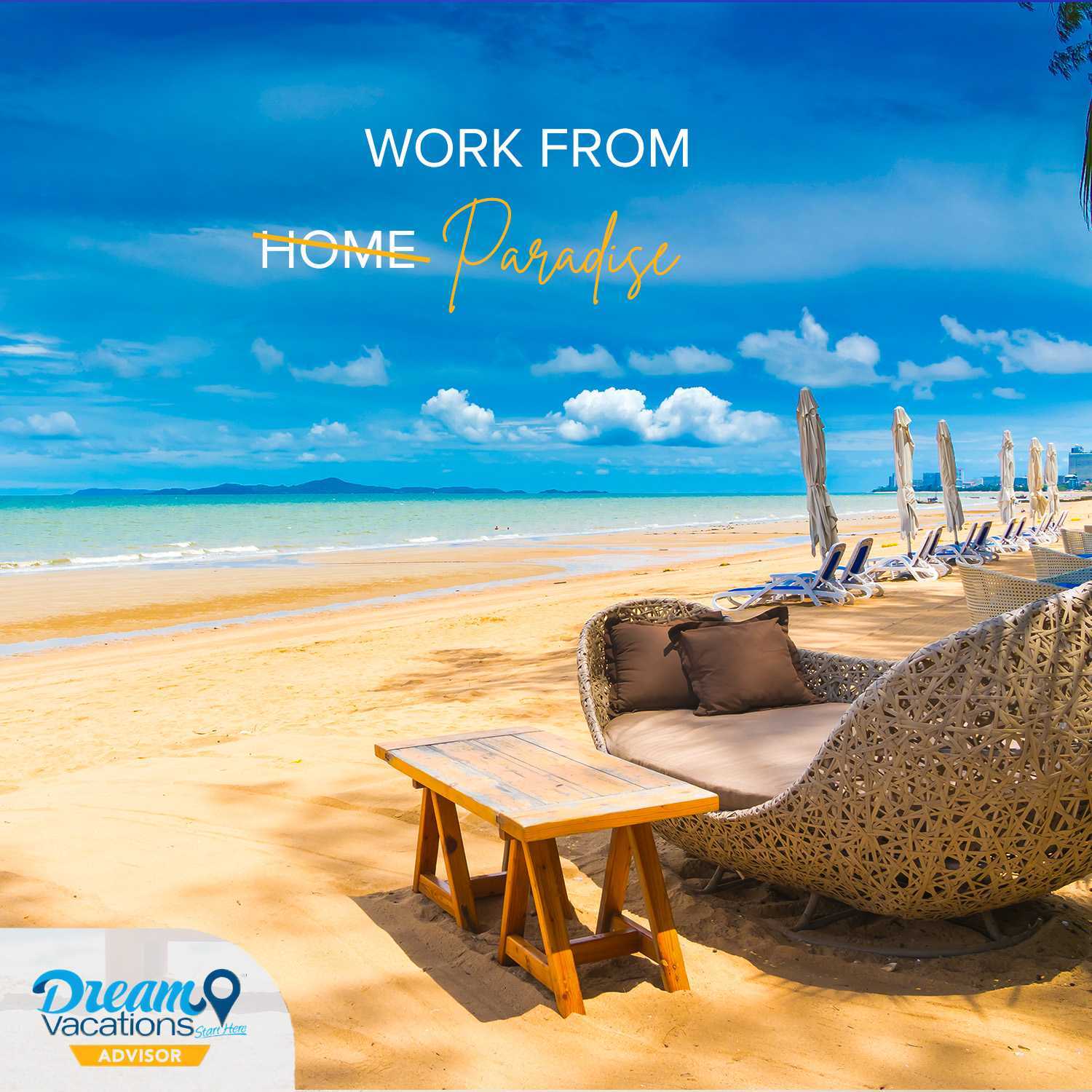 Dream Vacations Advisor Opportunity Facebook ad