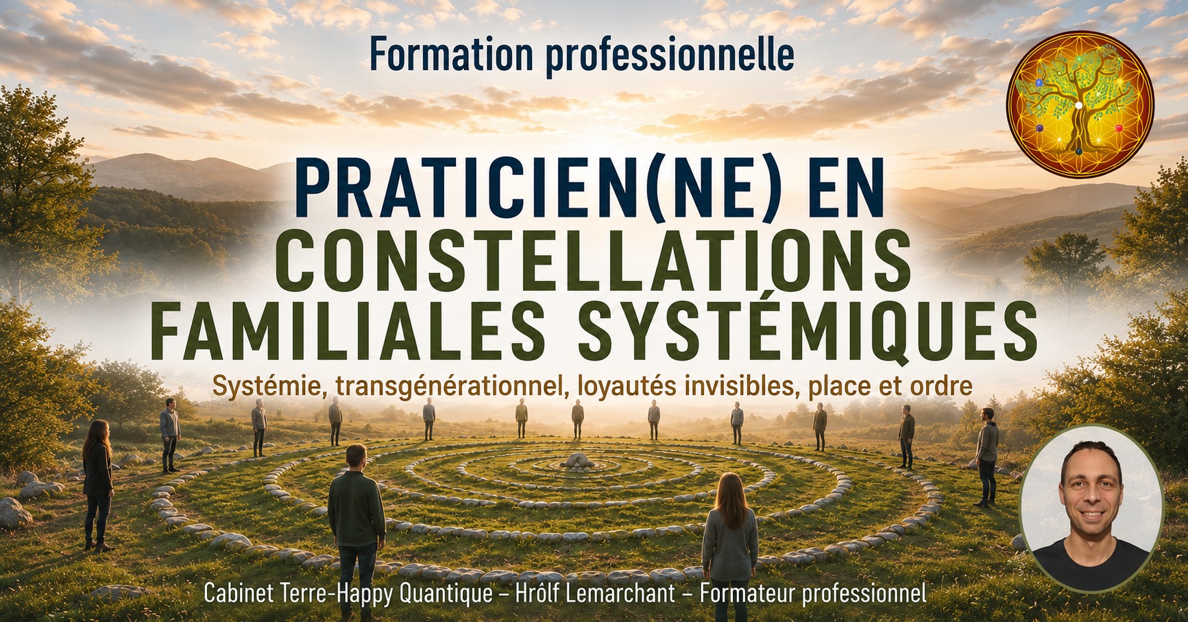 Hrolf Lemarchant - TerreHappy Quantique Facebook ad: Formation Professionnelle, Praticien(ne) en constellations…