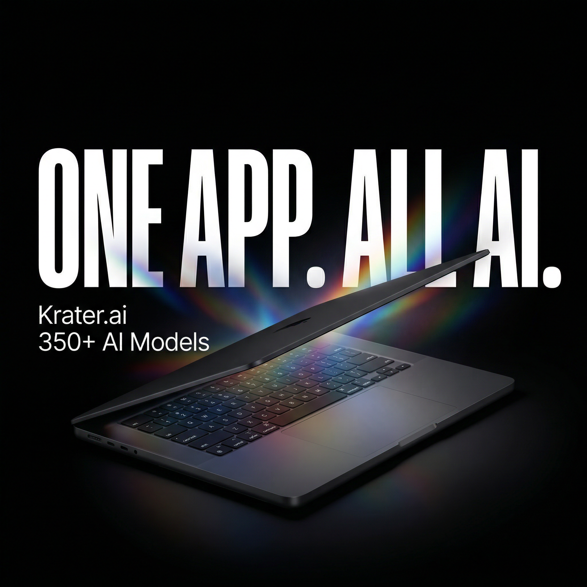 Krater.ai Facebook ad: Krater, Your AI SuperApp