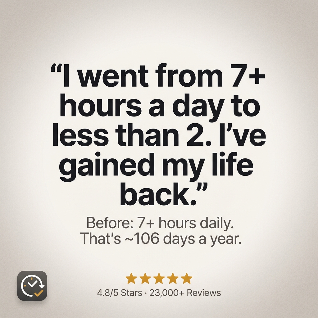 BePresent - Screen Time Control Facebook ad: Take Back Your Time