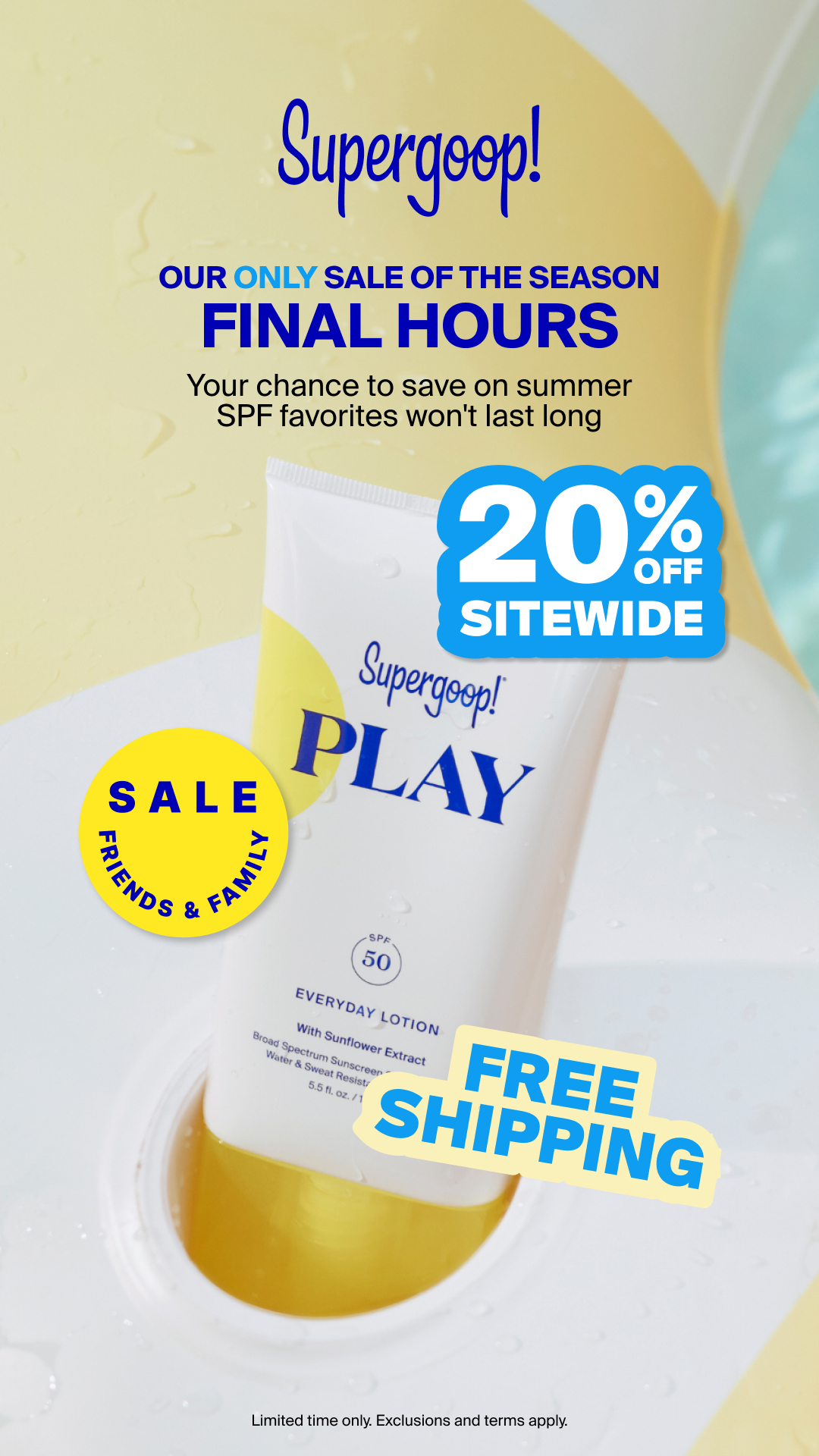 Supergoop Facebook ad