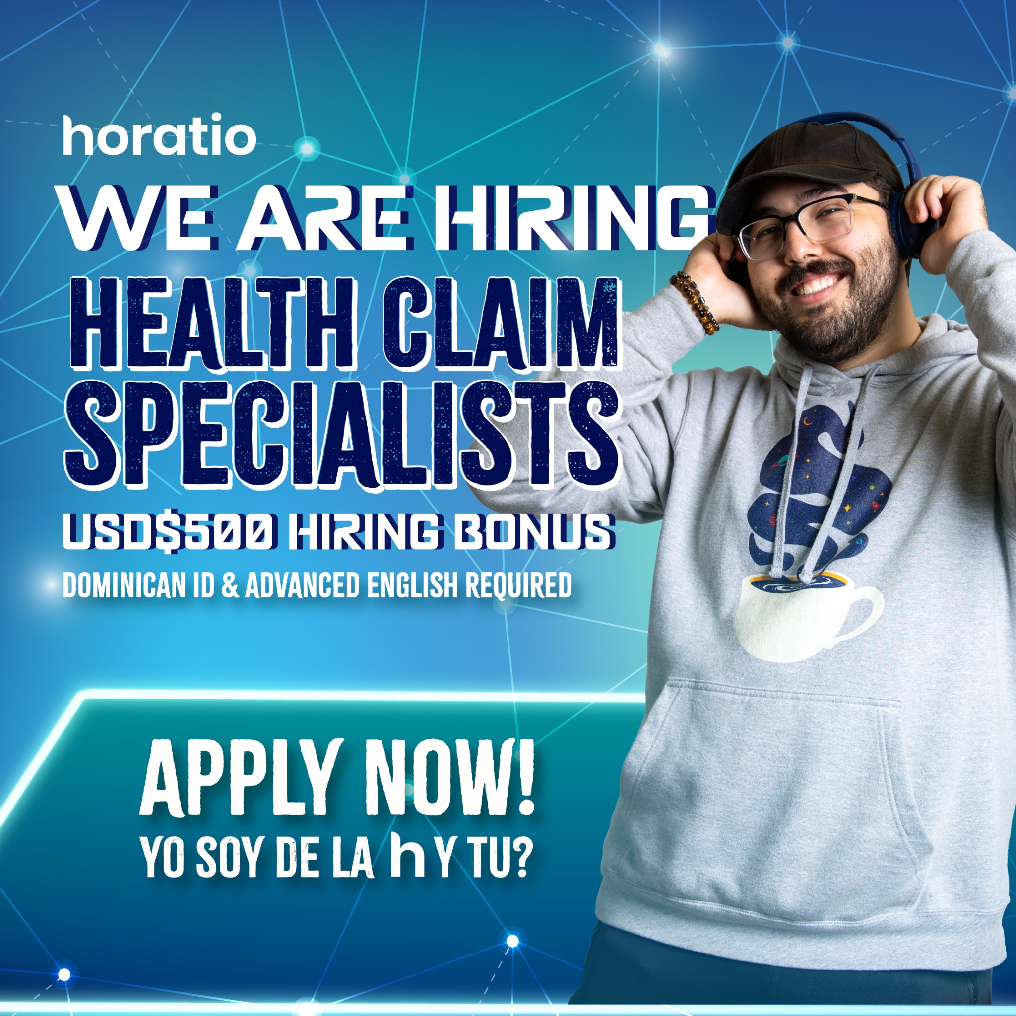 Hire Horatio RD Facebook ad from May 8, 2026