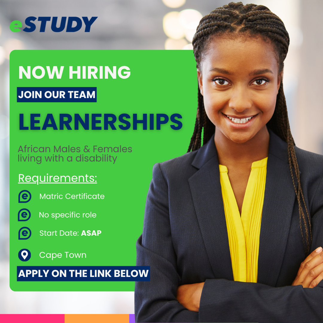 Estudysa Facebook ad: 12x LEARNERSHIP OPENING