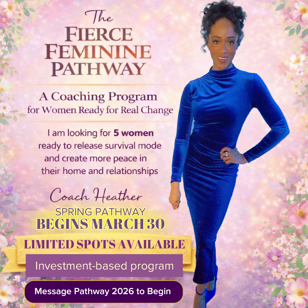 Heather Wilson-Phillips Feminine Lifestyle & Transformation Coach Facebook ad: Chat With Me