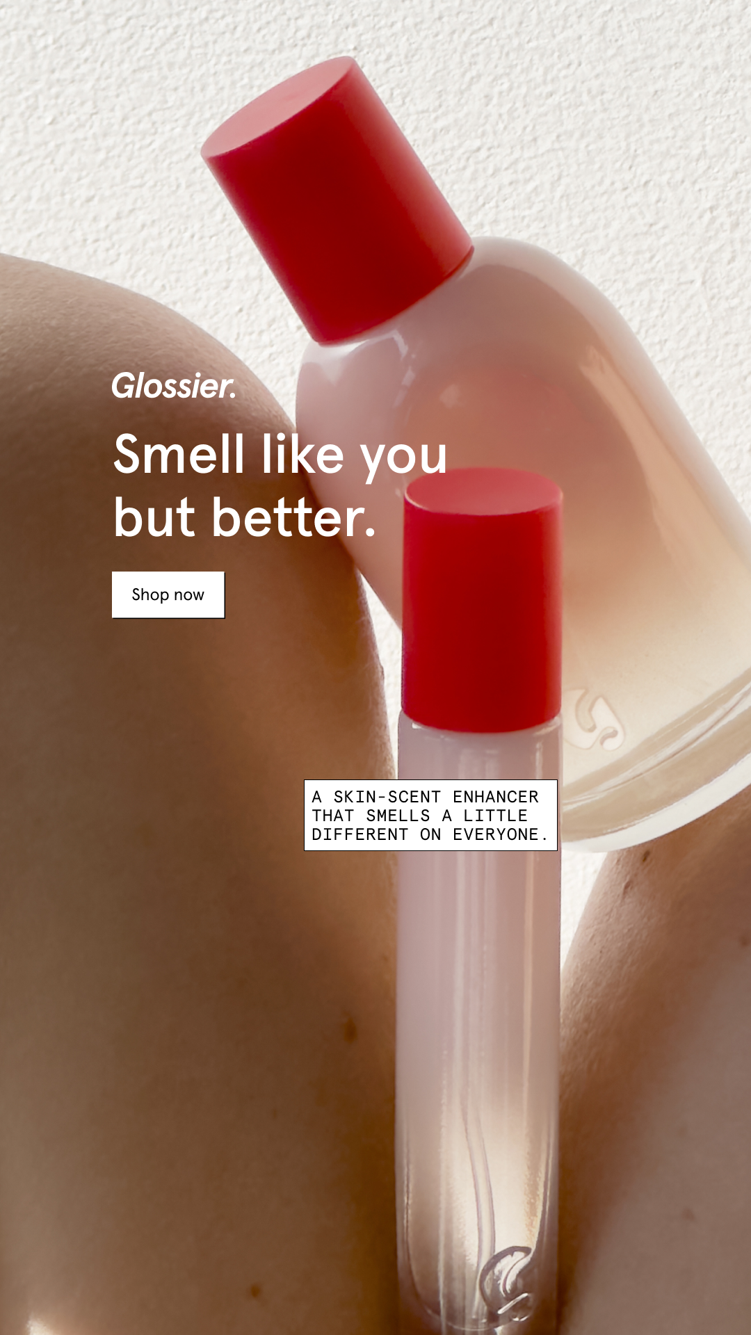 Glossier Facebook ad