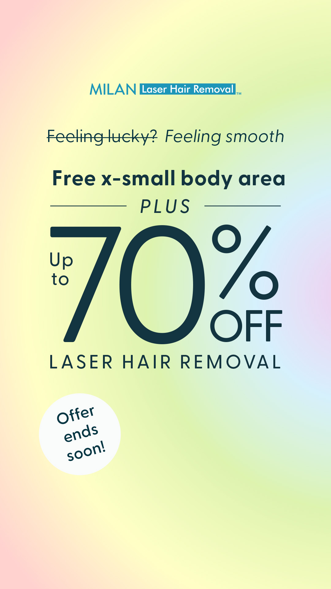 Milan Laser Hair Removal Facebook ad