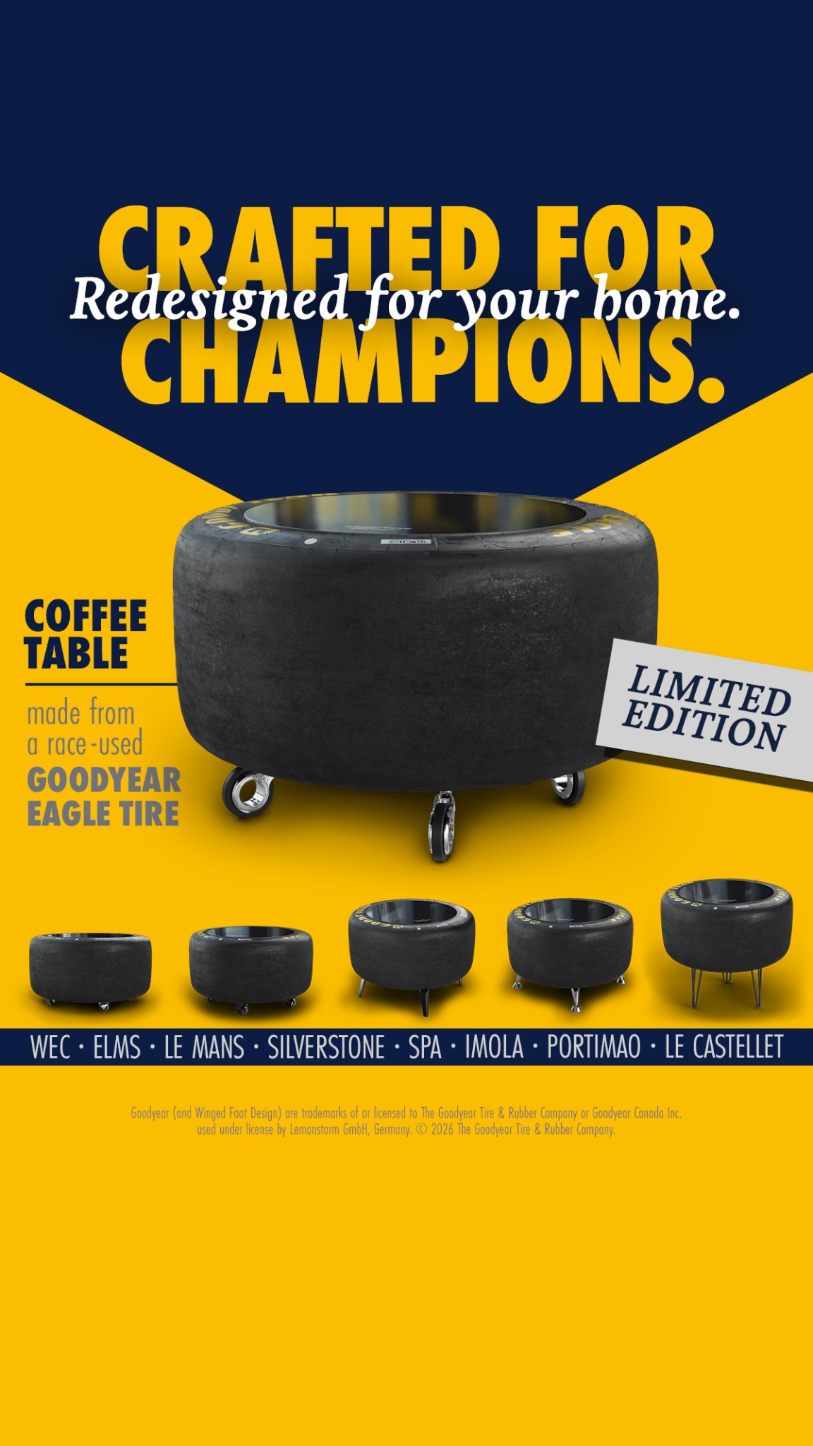 Goodyear Store Europe Facebook ad from Jan 18, 2026