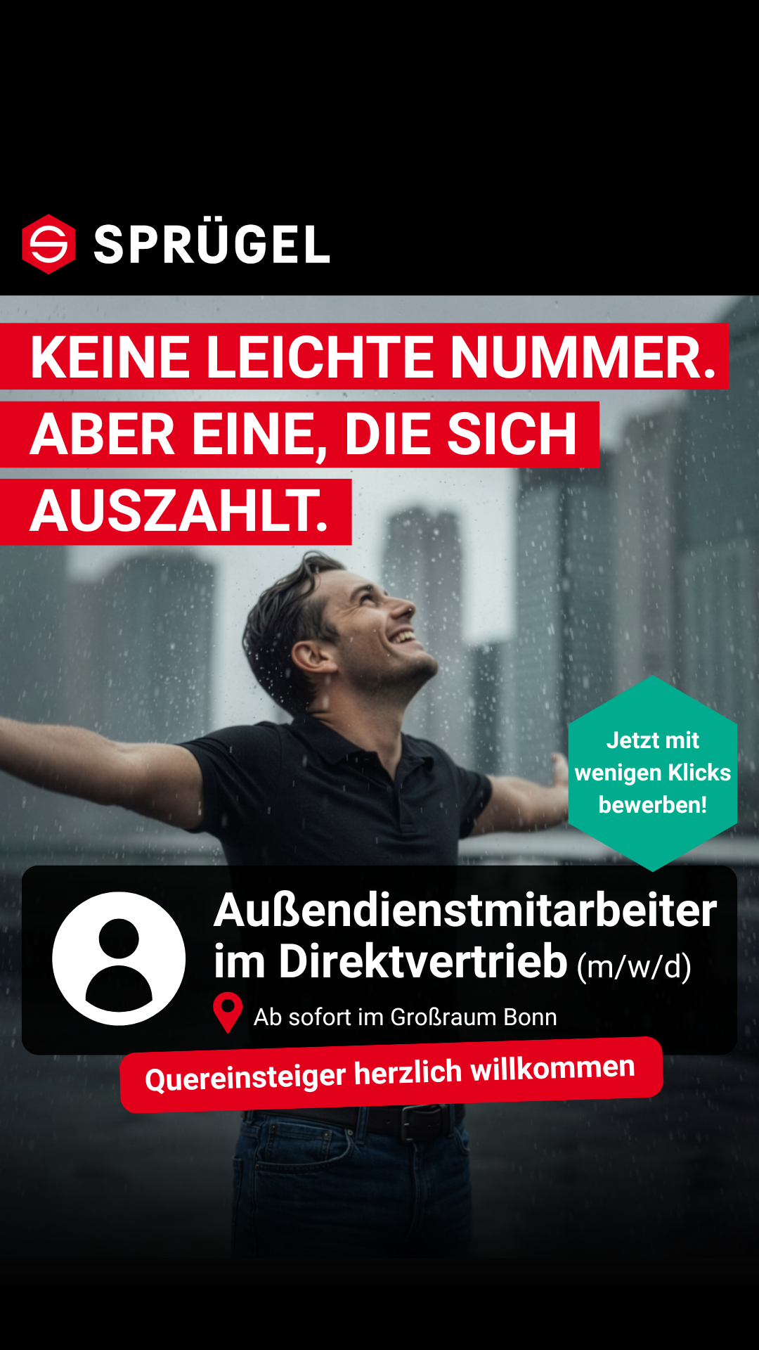 Deine neue Karriere Facebook ad