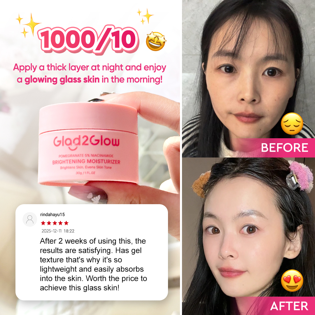 Glad2Glow.Philippines Facebook ad: Gamitin sa umaga at gabi para sa malinis at malinaw na…