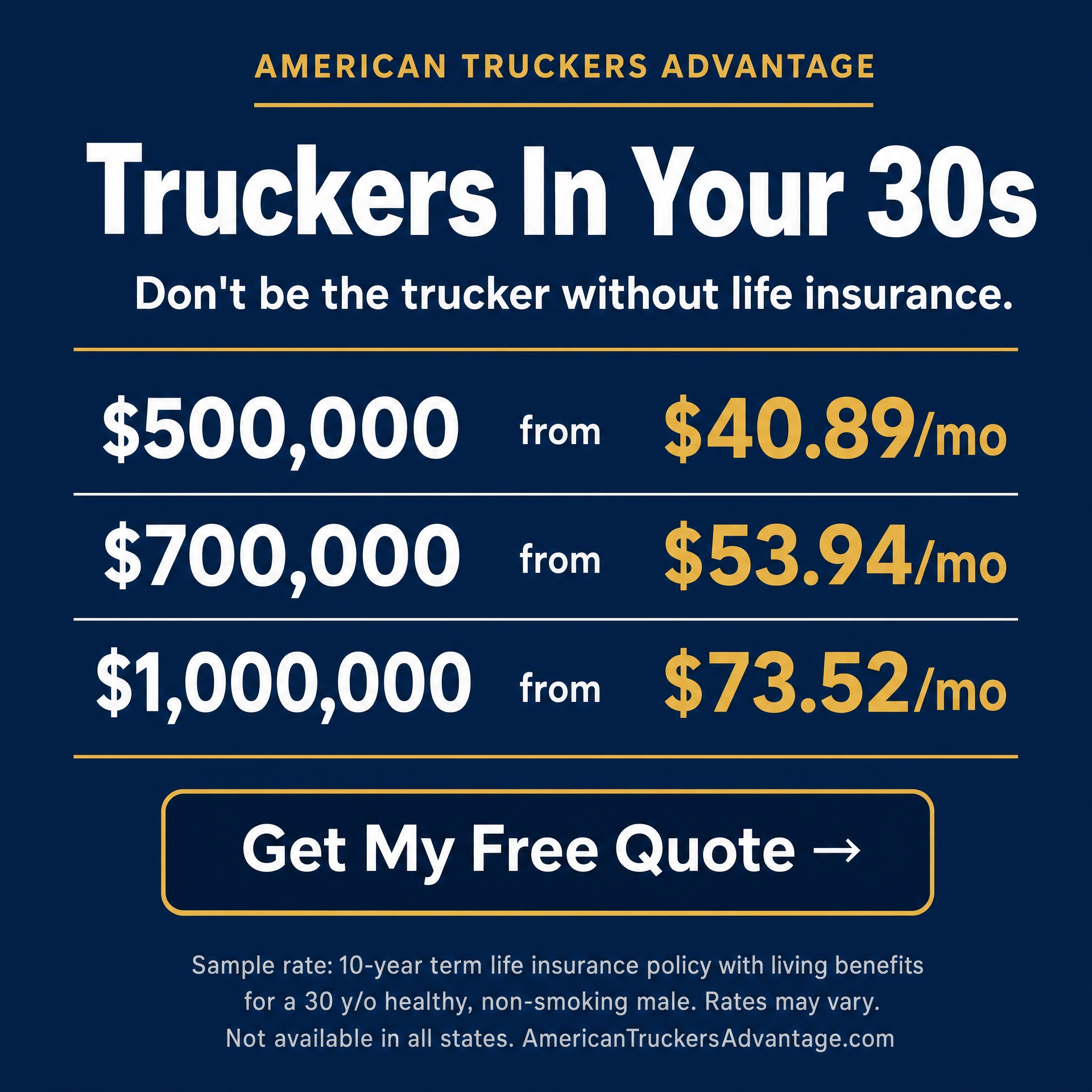 American Truckers Advantage Facebook ad