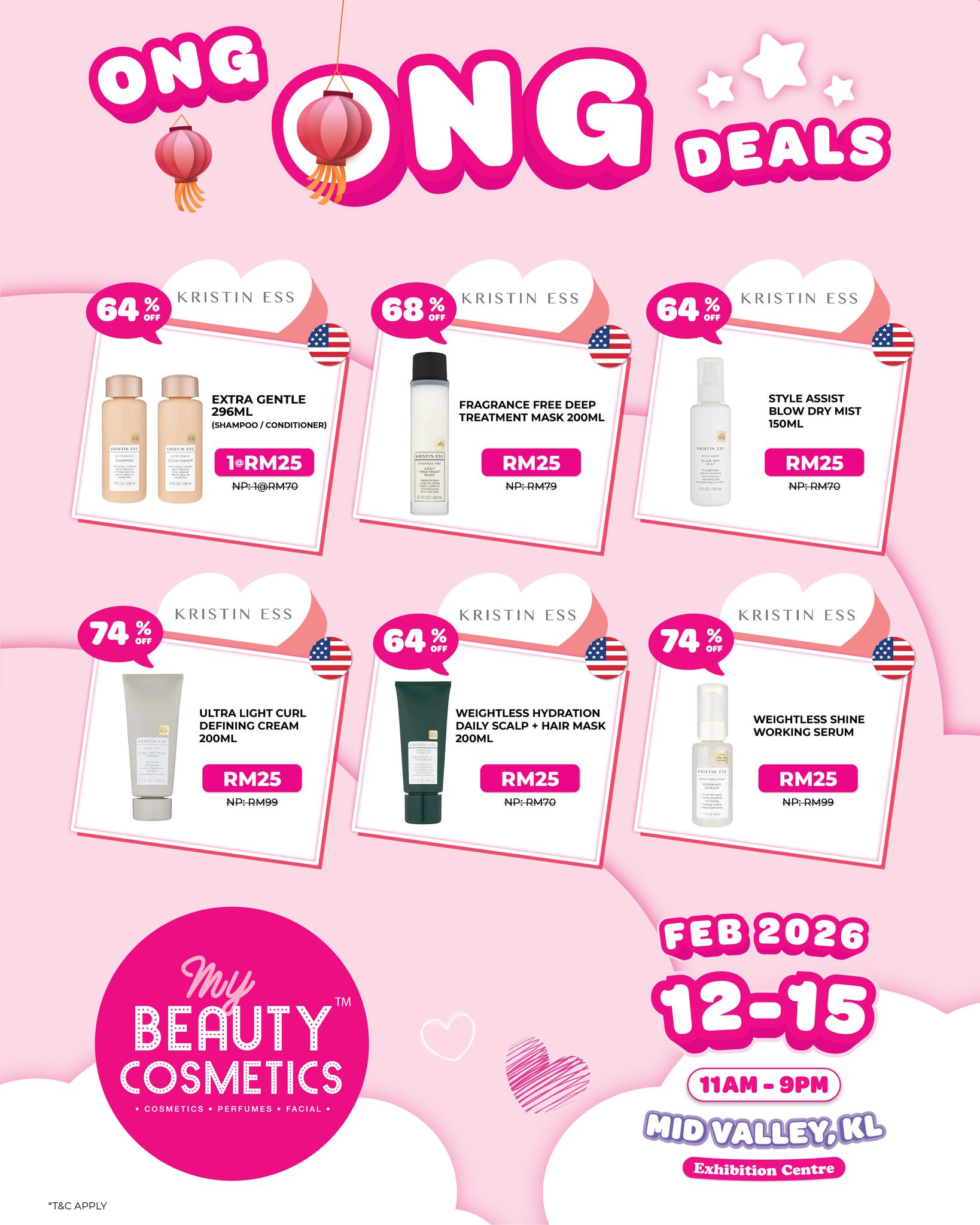My Beauty & Cosmetics Facebook ad: CNY hair glow up starts here with Kristinโฆ