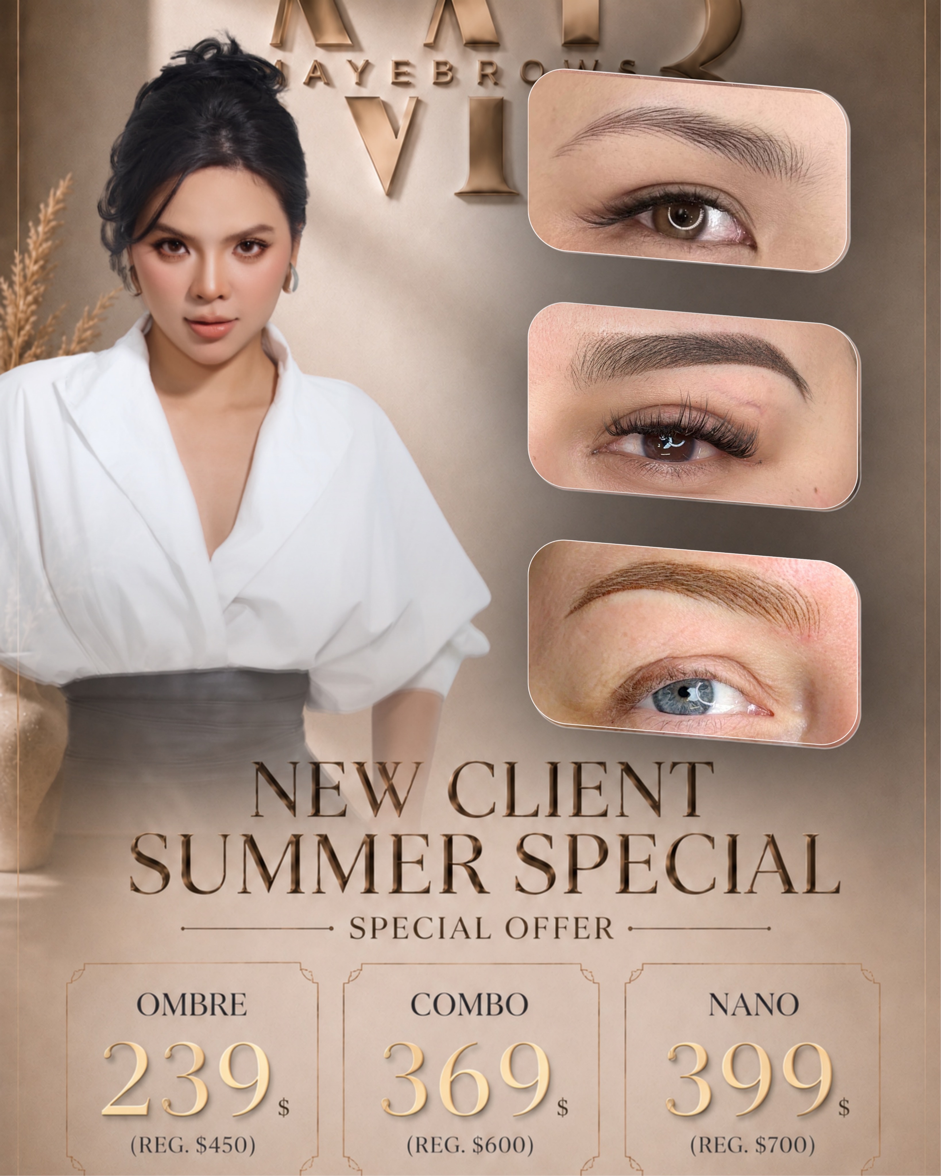 MayeBrows Studio Facebook ad