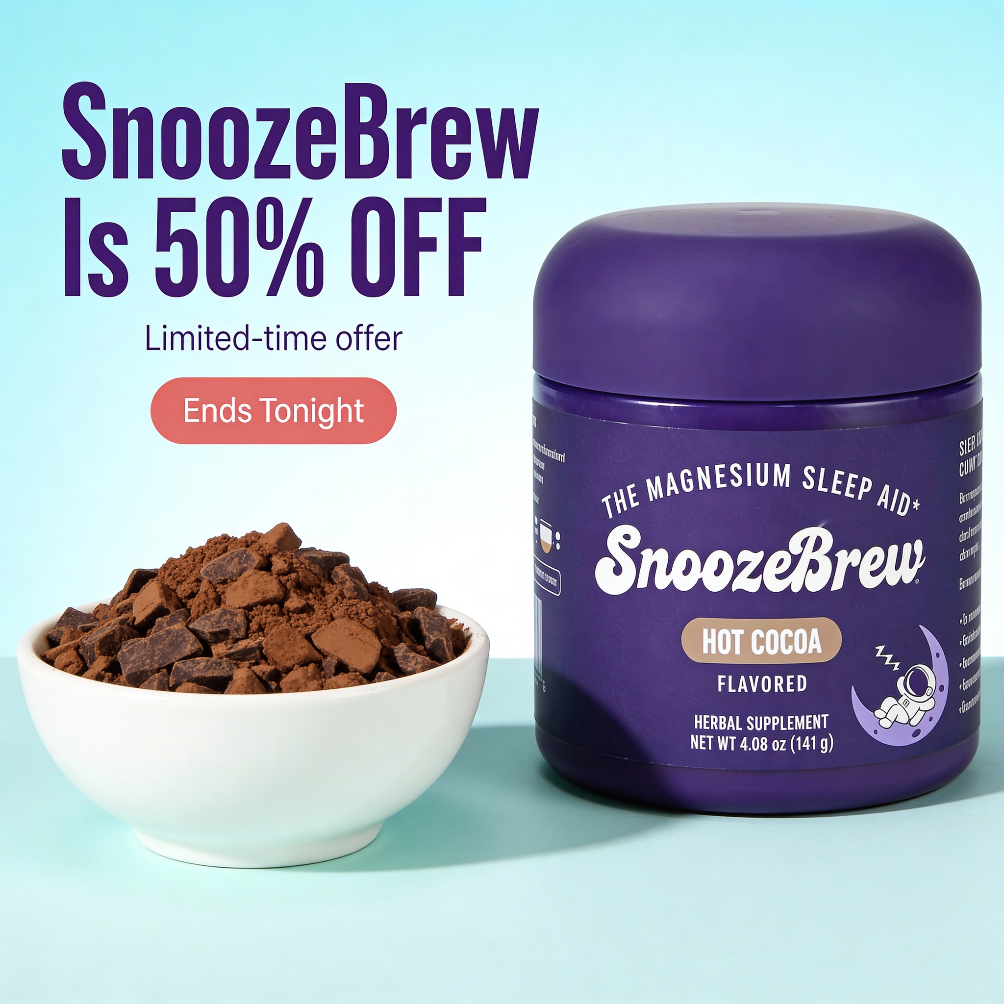 SnoozeBrew Facebook ad