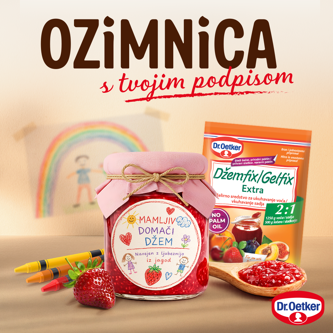 Dr. Oetker Slovenija Facebook ad: Okusi, ki trajajo