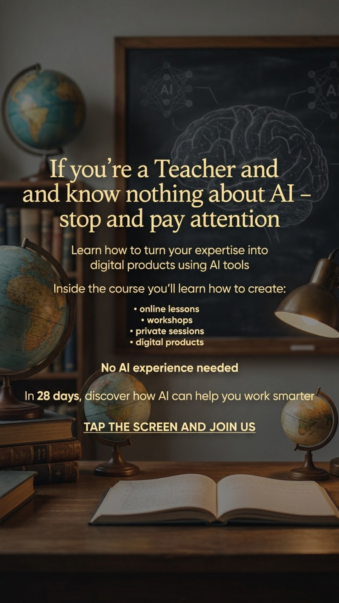 AI Simplified Facebook ad