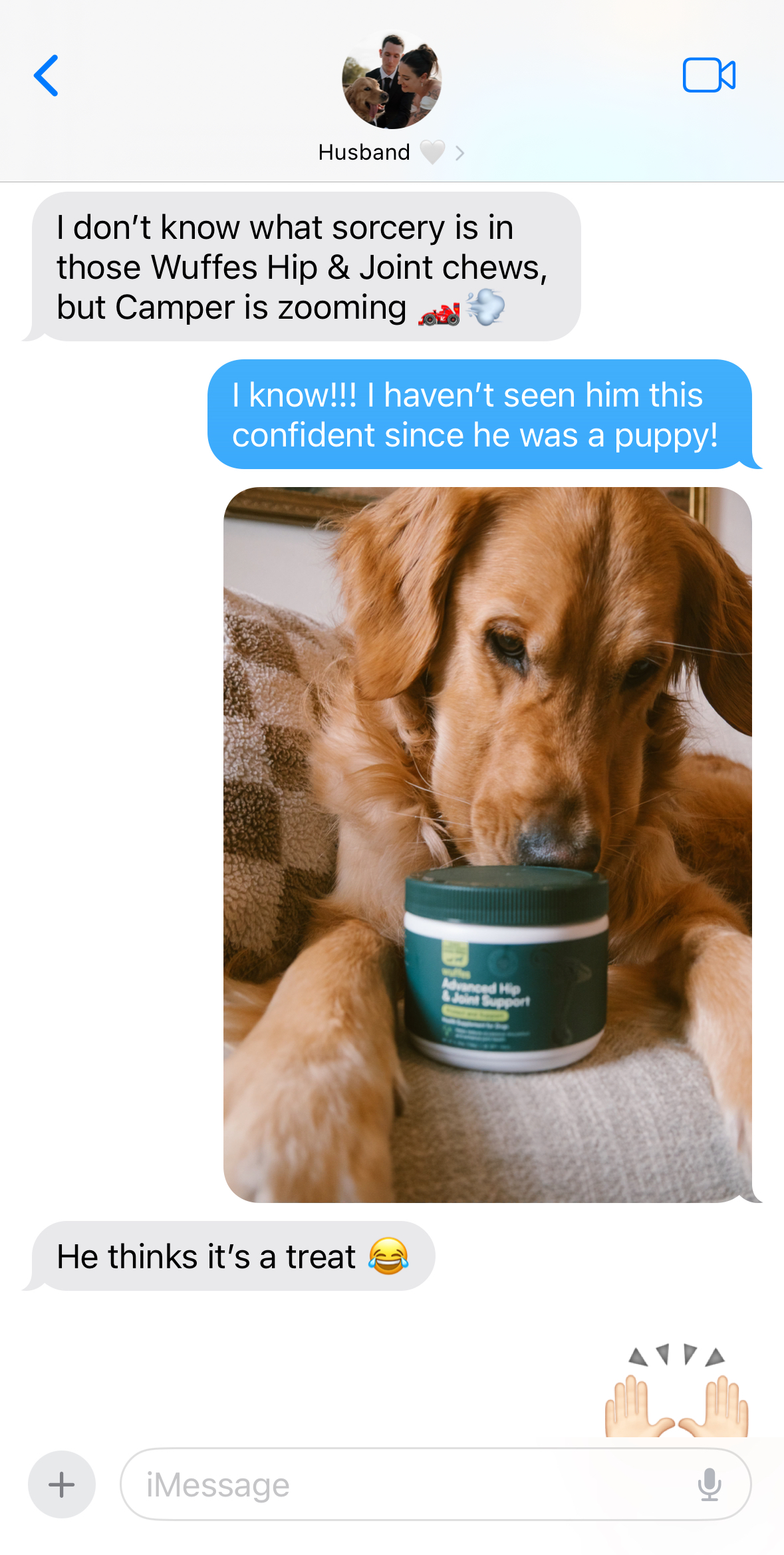 Wuffes Facebook ad
