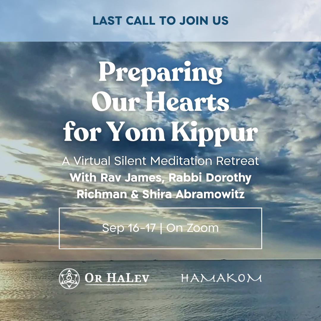 Or HaLev - Center for Jewish Spirituality & Meditation Facebook ad: Reserve Your Spot - Starting at $60