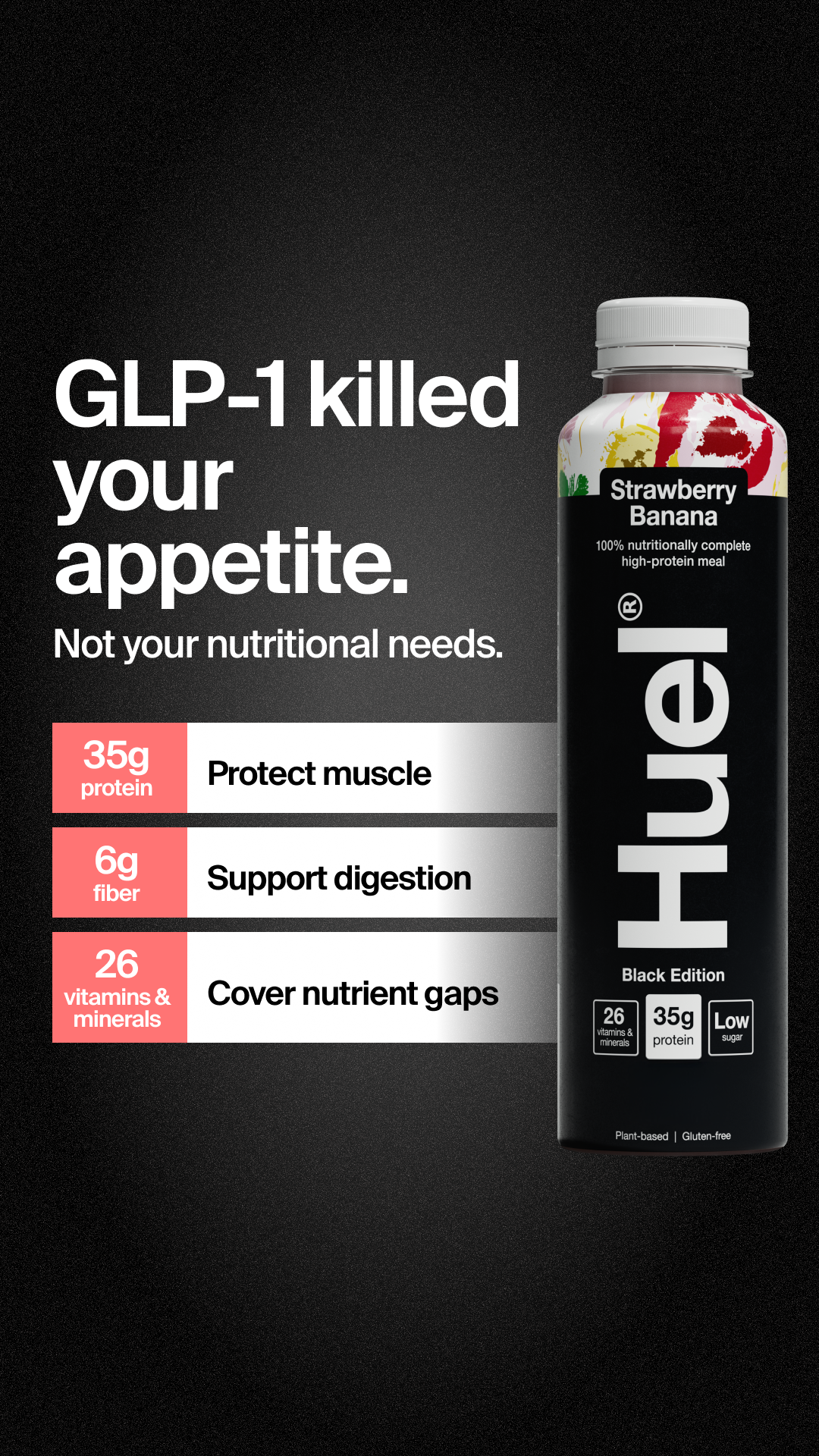Huel Facebook ad