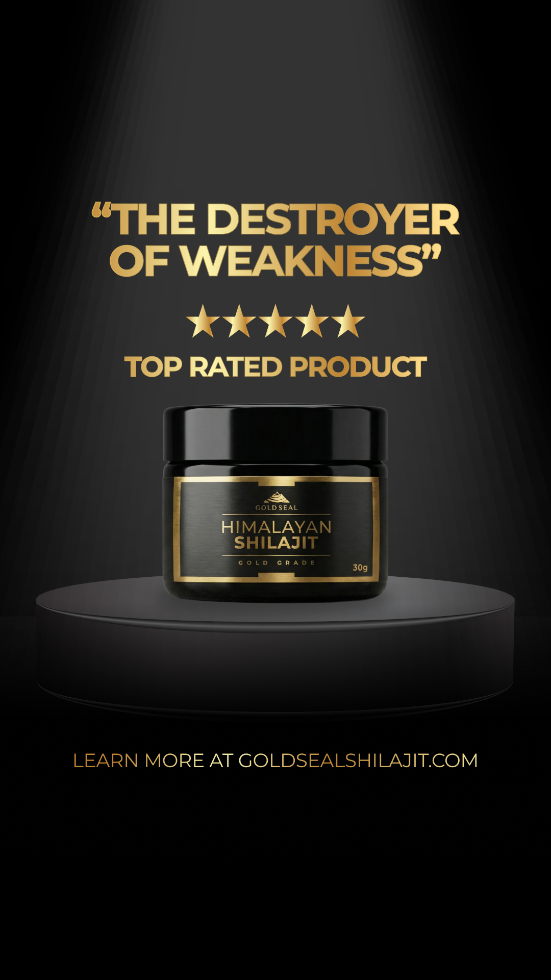 Gold Seal Shilajit Facebook ad