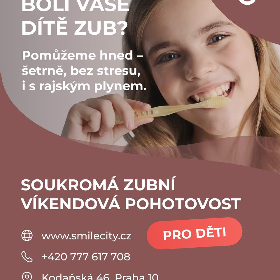 Smile City Dental clinic Facebook ad: Smile City - Zubní Klinika Praha