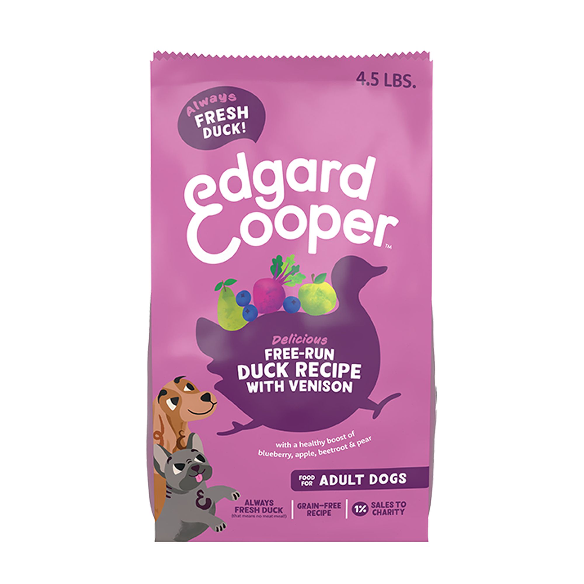 Edgard & Cooper US Facebook ad: Sensitive stomachs deserve better food.