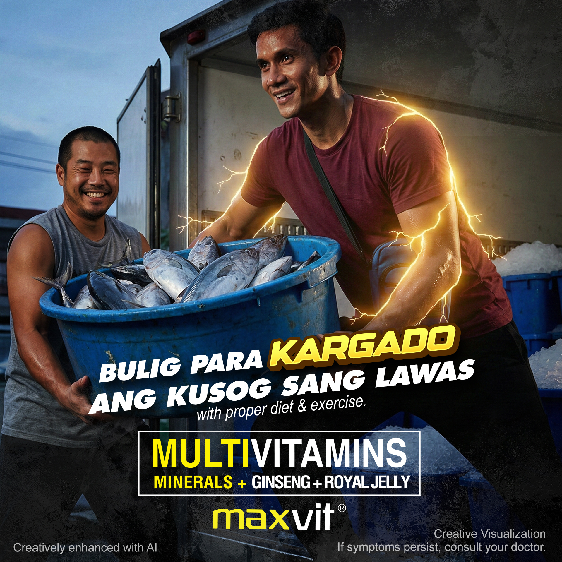 Maxvit Facebook ad: Click LEARN MORE!