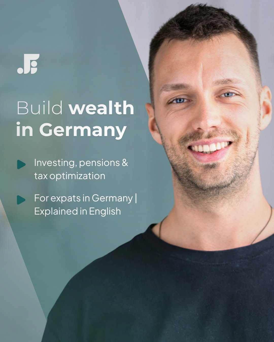Finora Investment Studio Facebook ad: Taxes in Germany, In English