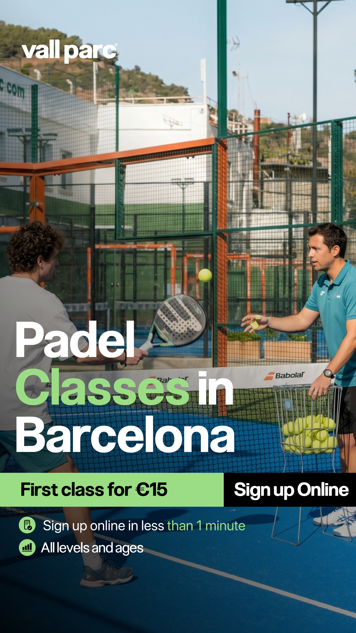 Club Esportiu Vall Parc Facebook ad: Tennis and Paddle School » Club de Tenis Vall Parc
