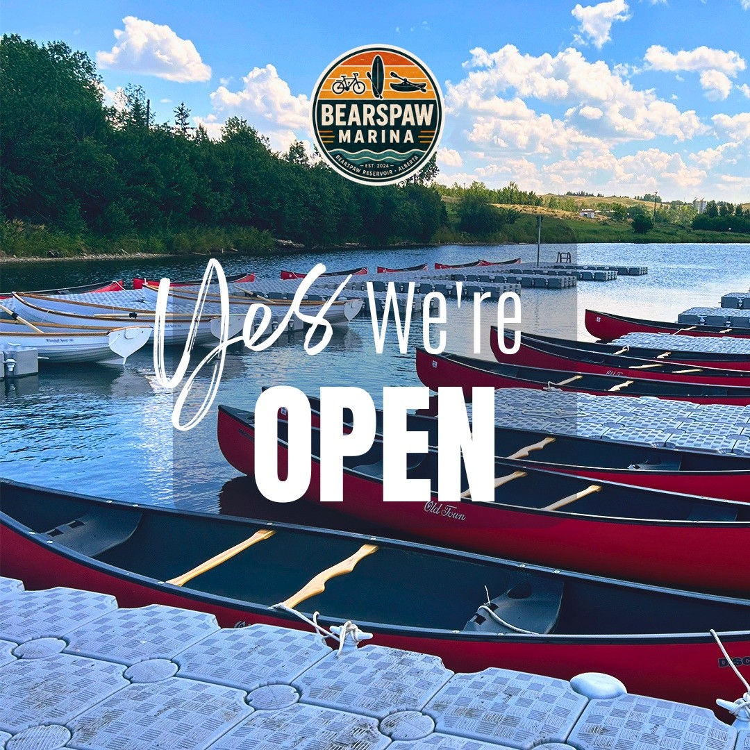 Bearspaw Marina Facebook ad: WHAT A DAY FOR THE WATER!