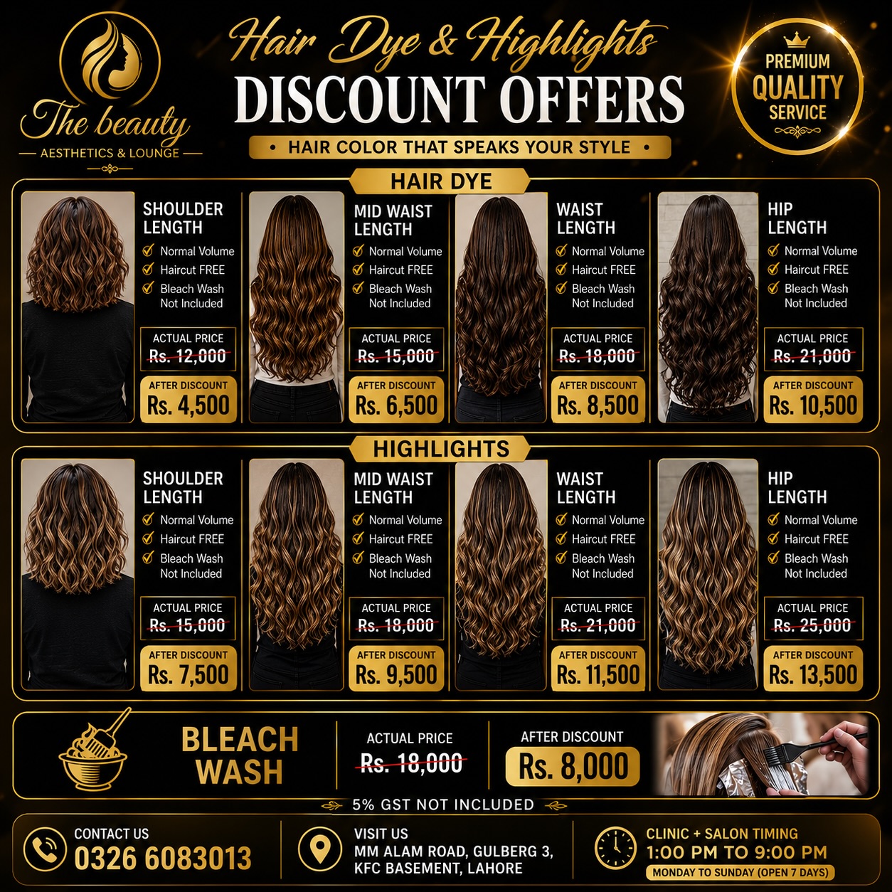 The Beauty Lounge Facebook ad