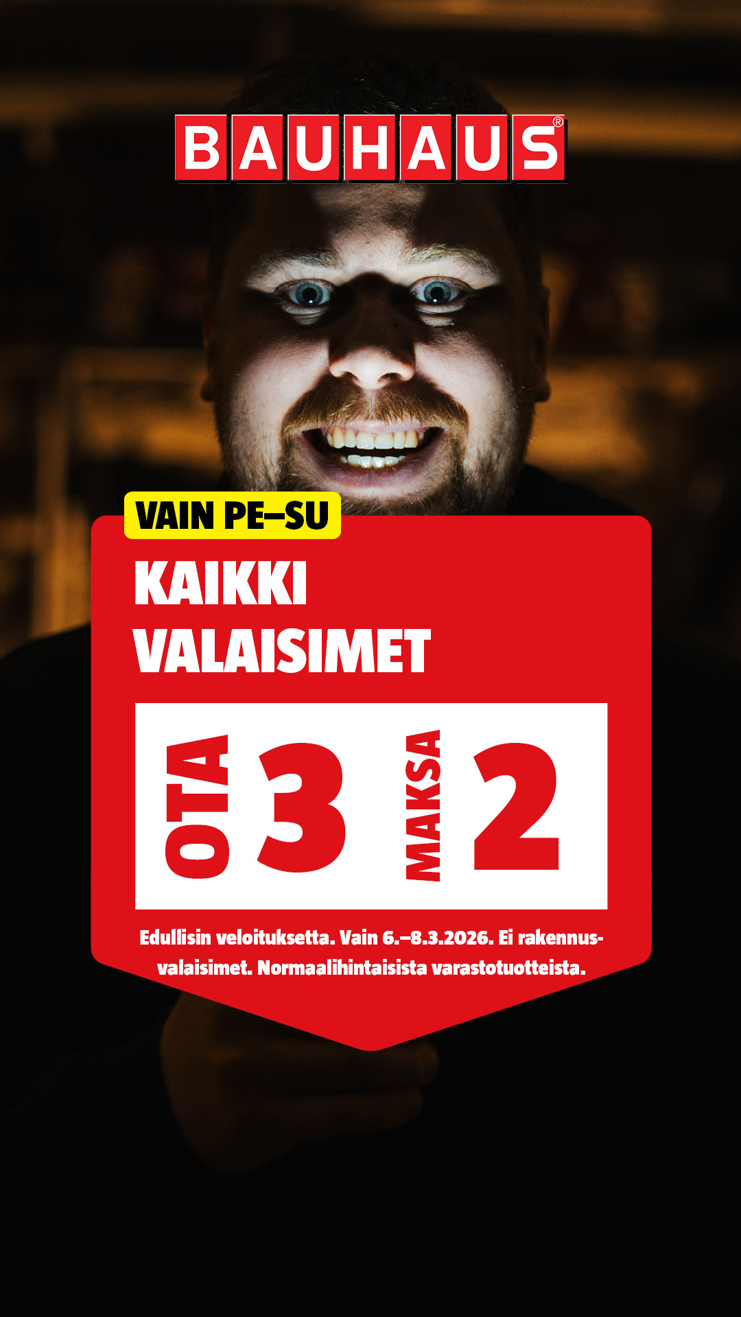 BAUHAUS Suomi Facebook ad